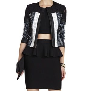 BCBG Peplum Bandage Skirt